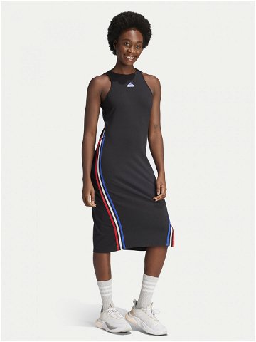 Adidas Každodenní šaty Future Icons 3-Stripes IR9135 Černá Regular Fit