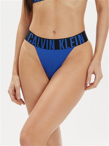 Calvin Klein Underwear Kalhotky string 000QF7638E Tmavomodrá