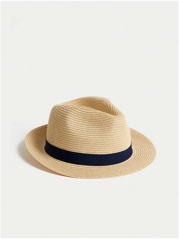 Béžový klobouk s ozdobným detailem Marks & Spencer