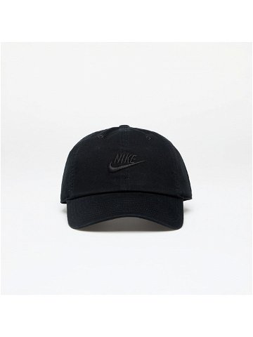 Nike Club Unstructured Futura Wash Cap Black Black