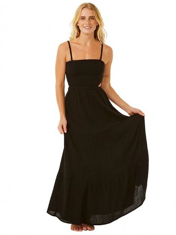 Rip curl dámské maxi šaty Premium Surf Black Černá Velikost XL 100 bavlna