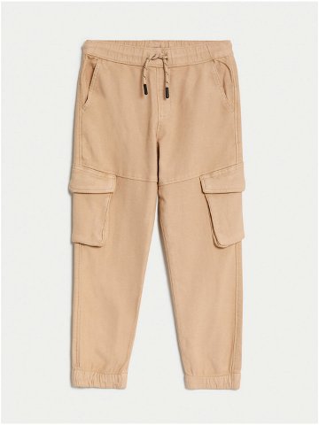 Béžové klučičí cargo kalhoty Marks & Spencer