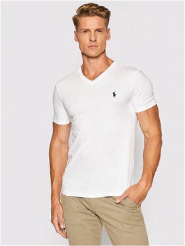 Polo Ralph Lauren T-Shirt 710671453008 Bílá Slim Fit