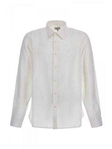 Košile woolrich linen shirt bílá xxl