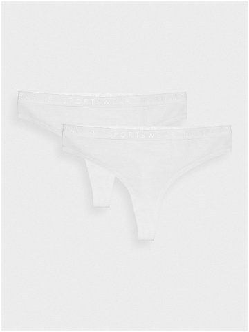 Dámské spodní prádlo kalhotky 2-pack – bílé