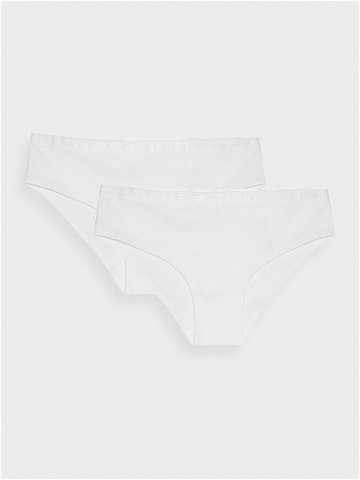 Dámské spodní prádlo kalhotky 2-pack – bílé