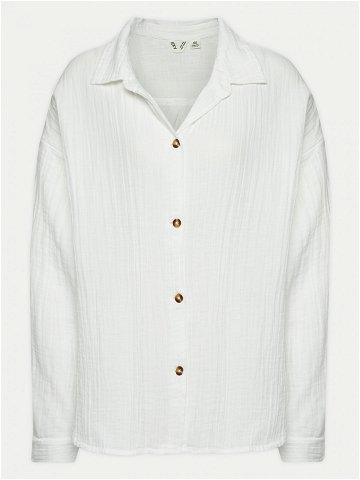 Roxy Košile Morning Time ERJWT03613 Bílá Regular Fit