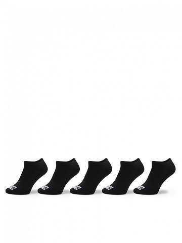 DC Sada 5 párů pánských nízkých ponožek Spp Dc Ankle 5Pk ADYAA03188 Černá