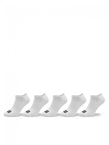 DC Sada 5 párů pánských nízkých ponožek Spp Dc Ankle 5Pk ADYAA03188 Bílá