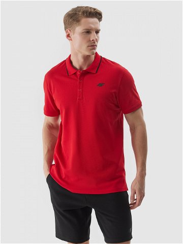 Pánské polo tričko regular – červené