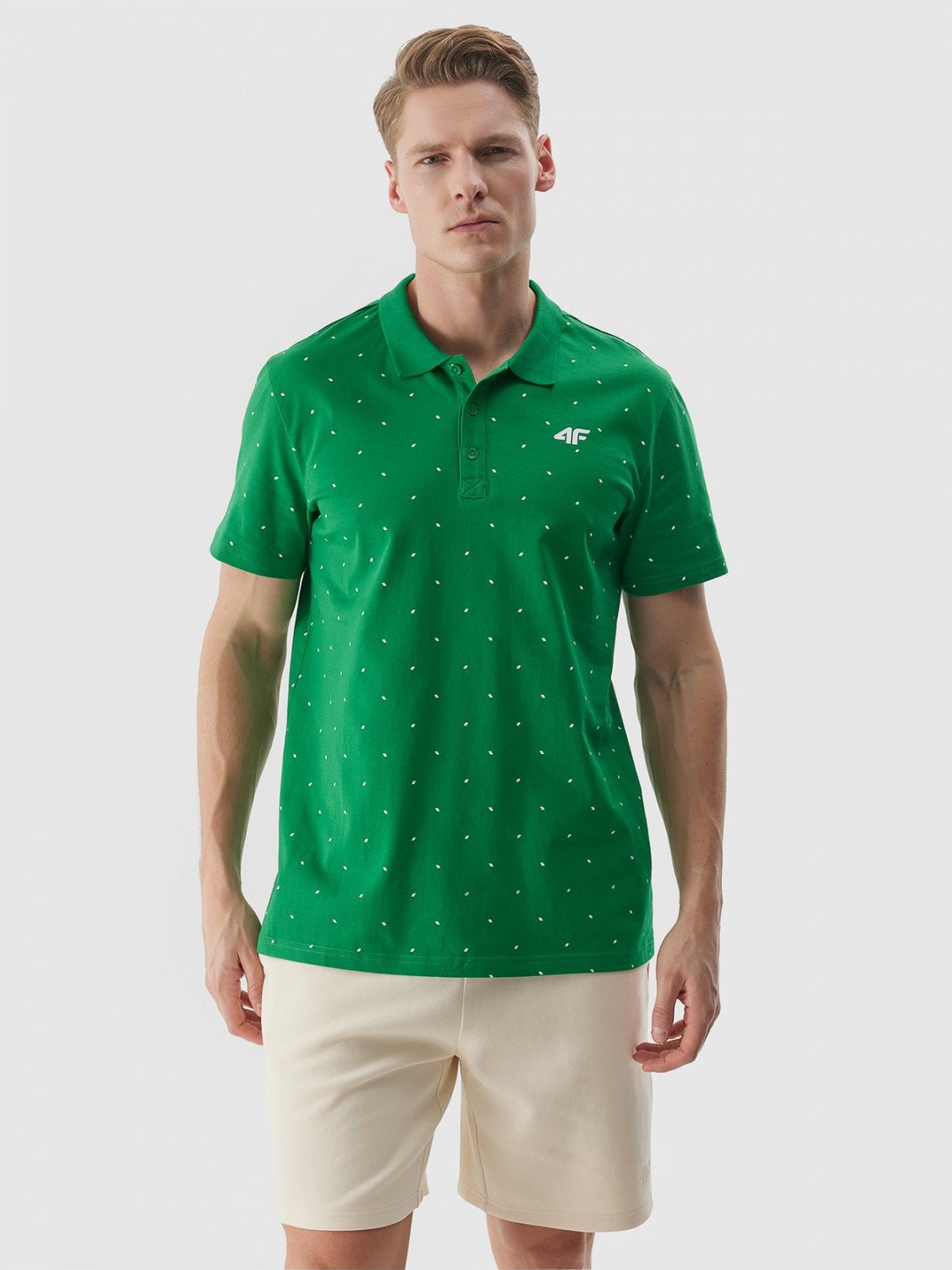 Pánské polo tričko regular – zelené