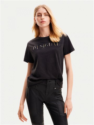 Desigual T-Shirt Dublin 24SWTK58 Černá Regular Fit