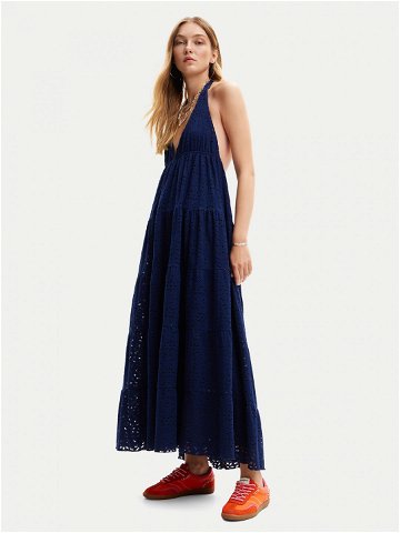 Desigual Letní šaty Toronto 24SWVK46 Modrá Regular Fit