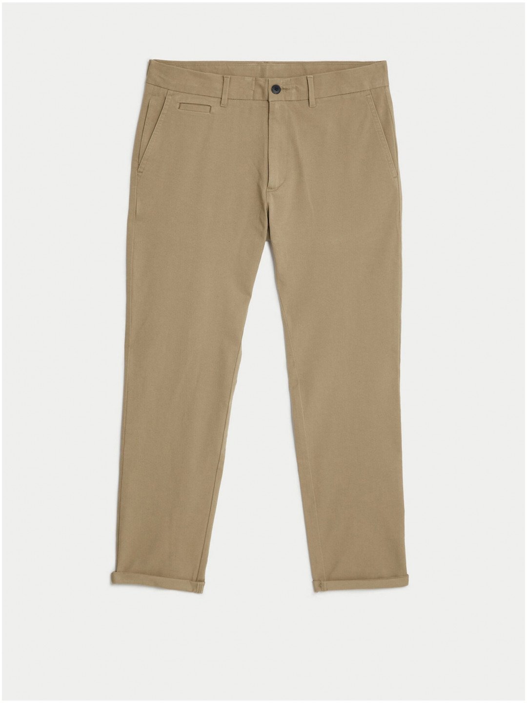 Světle hnědé pánské chino kalhoty Marks & Spencer
