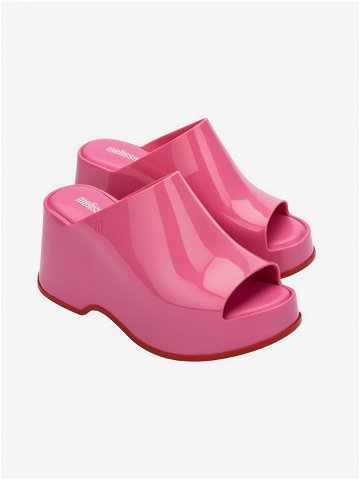 Růžové dámské pantofle na platformě Melissa Patty AD