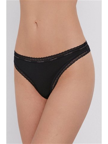Tanga Calvin Klein Underwear 3-pack 000QD3802E
