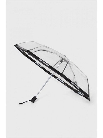 Deštník Karl Lagerfeld bílá barva