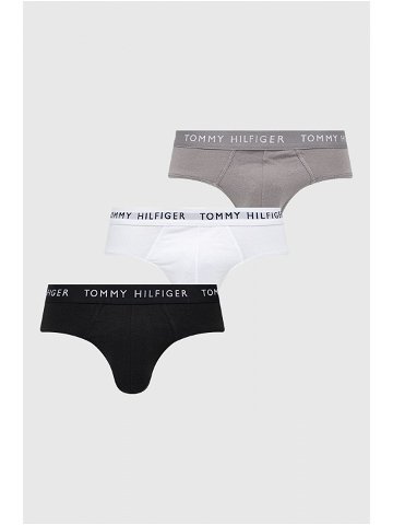 Spodní prádlo Tommy Hilfiger 3-pak pánské černá barva