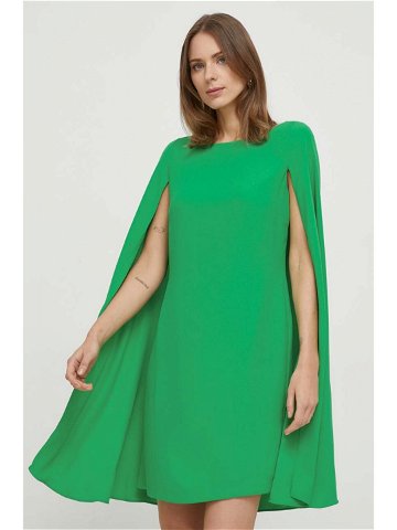 Šaty Lauren Ralph Lauren zelená barva mini 253855210
