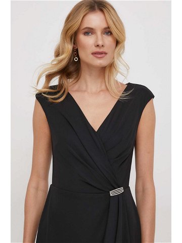 Šaty Lauren Ralph Lauren černá barva mini 253906356