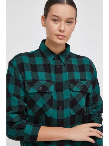 Košile Polo Ralph Lauren zelená barva regular s klasickým límcem 211916023