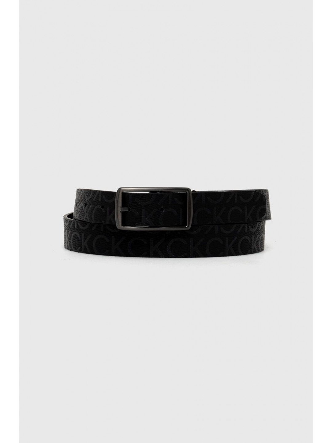Oboustranný pásek Calvin Klein dámský černá barva K60K611578
