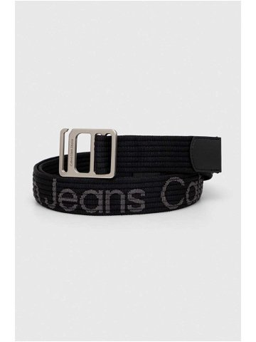 Pásek Calvin Klein Jeans pánský černá barva K50K511414