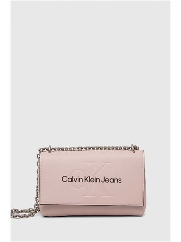 Kabelka Calvin Klein Jeans růžová barva K60K611866