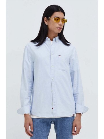 Košile Tommy Jeans regular s límečkem button-down DM0DM18335