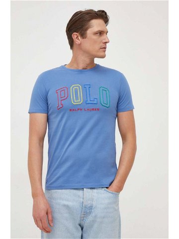 Bavlněné tričko Polo Ralph Lauren s aplikací 710929077