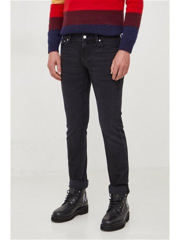 Džíny Calvin Klein Jeans pánské černá barva J30J324192