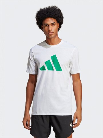 Adidas Funkční tričko Essentials Feelready Logo IC1219 Bílá Regular Fit