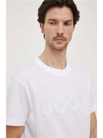 Bavlněné tričko Joop Byron bílá barva s potiskem 3004105910009420