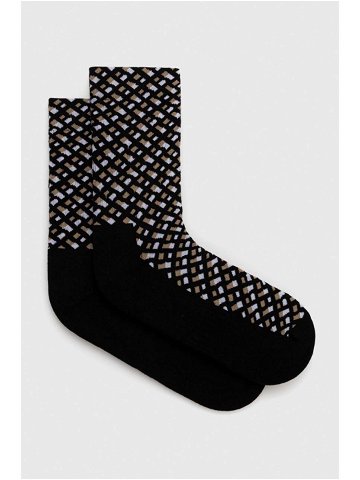 Ponožky BOSS pánské černá barva 50510646