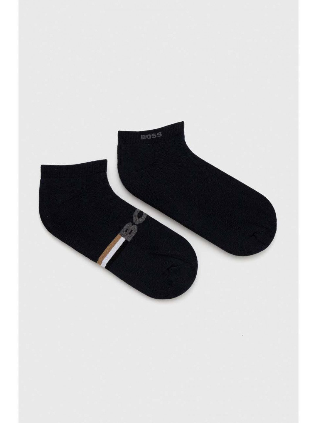 Ponožky BOSS 2-pack pánské tmavomodrá barva 50510656