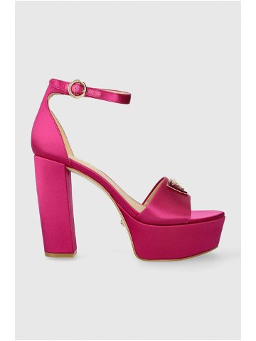 Sandály Guess SETON2 růžová barva FLPSE2 SAT03
