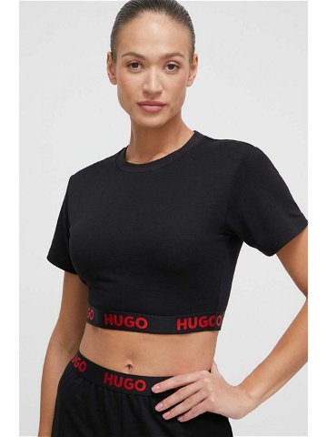 Tričko HUGO černá barva 50511494