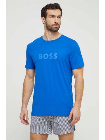 Bavlněné tričko BOSS s potiskem 50503276