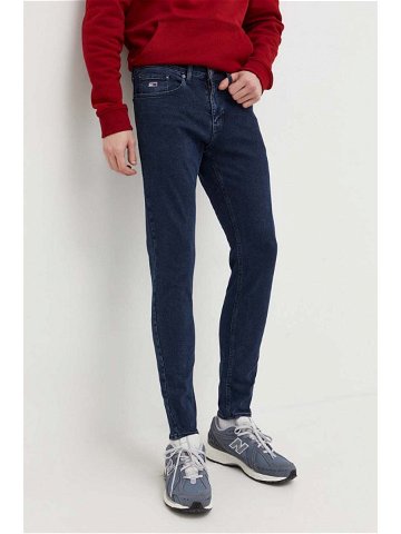 Džíny Tommy Jeans pánské tmavomodrá barva DM0DM18110
