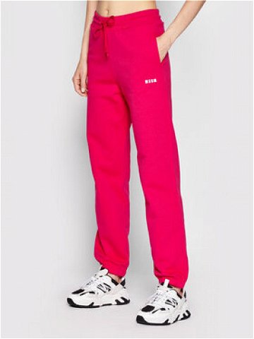 MSGM Teplákové kalhoty 3341MDP500 227799 Růžová Regular Fit