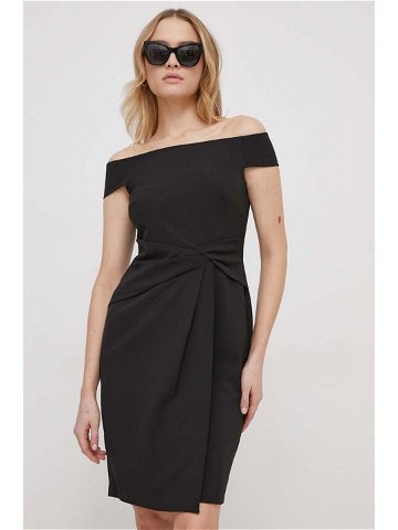 Šaty Lauren Ralph Lauren černá barva mini 253936389