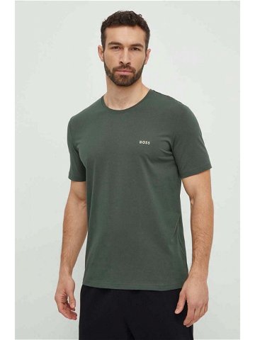 Tričko BOSS zelená barva 50515312