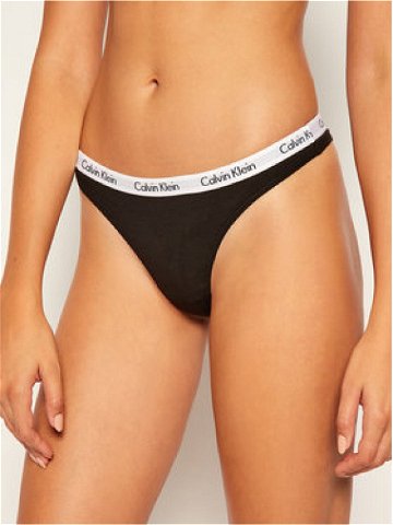 Calvin Klein Underwear Kalhotky string 0000D1617E Černá