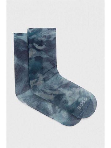 Ponožky BOSS dámské zelená barva 50510792