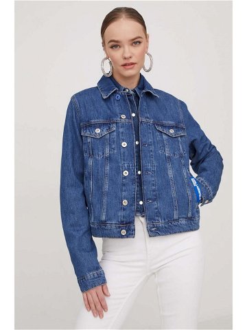 Džínová bunda Karl Lagerfeld Jeans dámská přechodná