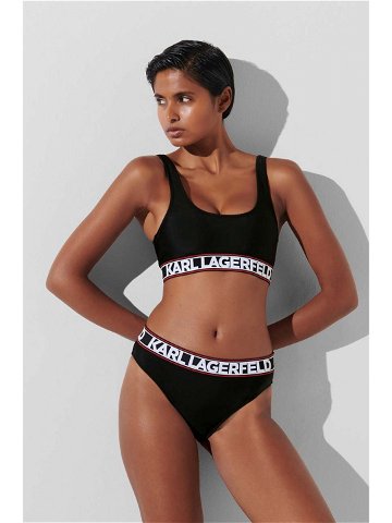 Podprsenka Karl Lagerfeld černá barva