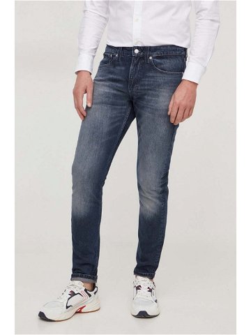 Džíny Calvin Klein Jeans pánské tmavomodrá barva