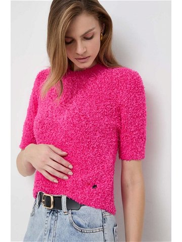 Svetr Karl Lagerfeld dámský růžová barva