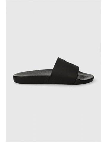 Pantofle Polo Ralph Lauren Polo Slide pánské černá barva 809852071011