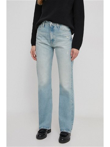Džíny Calvin Klein Jeans dámské high waist J20J222449